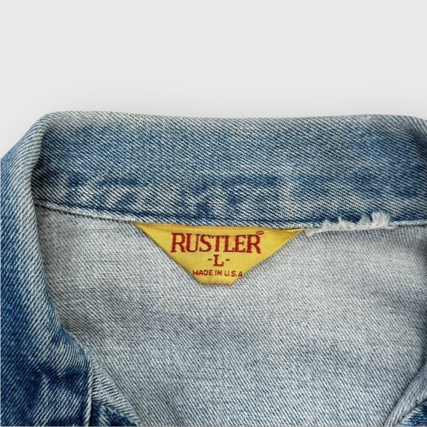 80’s “RUSTLER” denim jacket