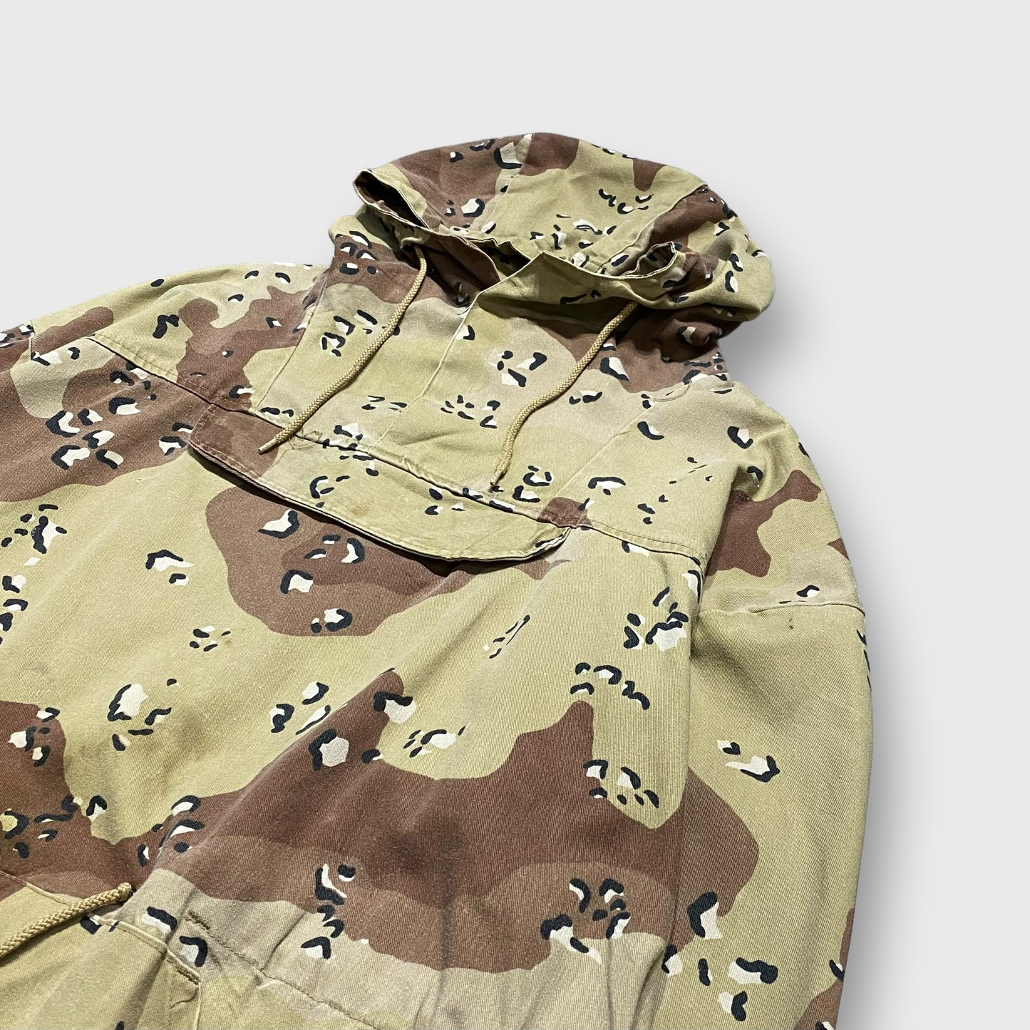 90’s “Sportswear” chocolate chip camouflage anorak parka