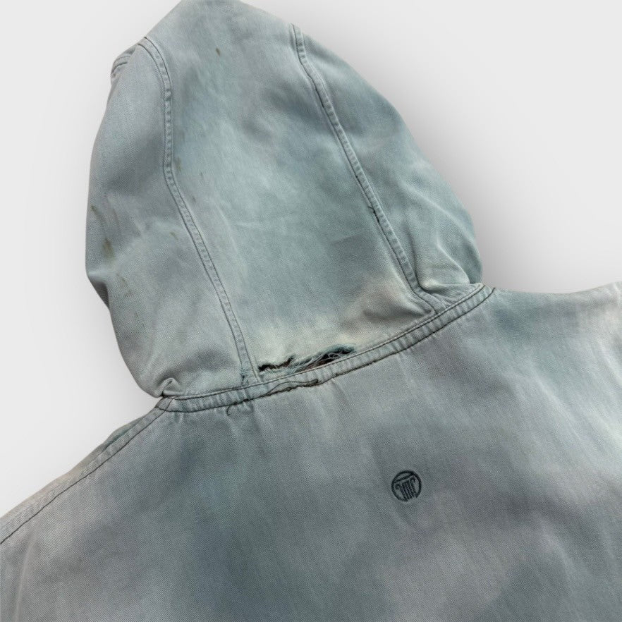 90's "SANTA CRUZ"
Half zip cotton hoodie