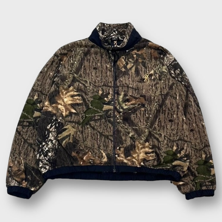 90’s-00’s “BROWING” real tree fleece jacket