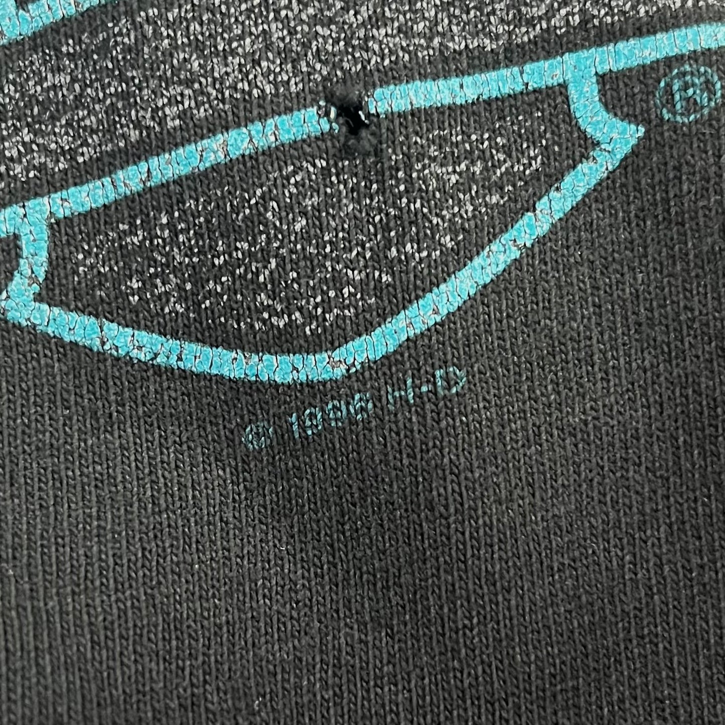 90’s “HARLEY DAVIDSON” frame pattern l/s t-shirt