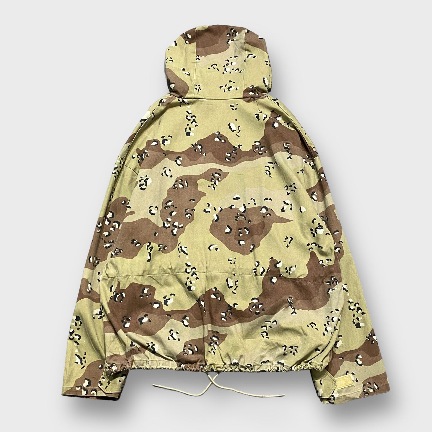 90’s “Sportswear” chocolate chip camouflage anorak parka