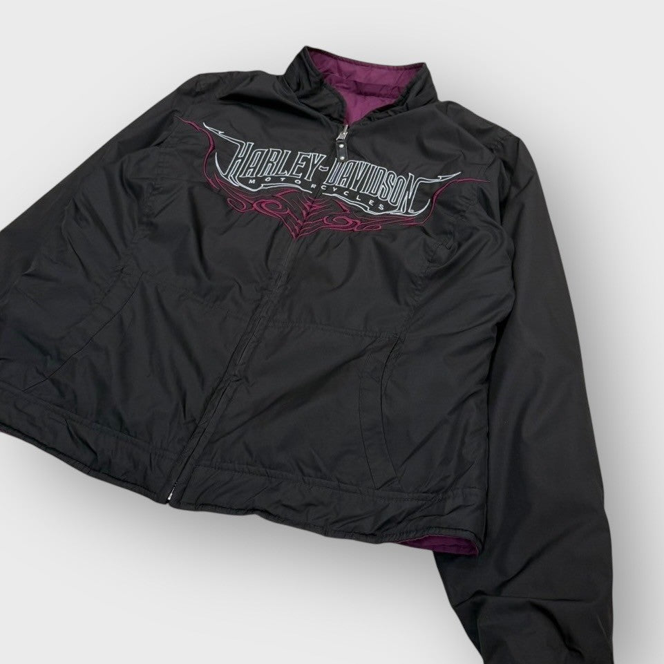 00's "Harley-Davidson"
Zip up nylon jacket