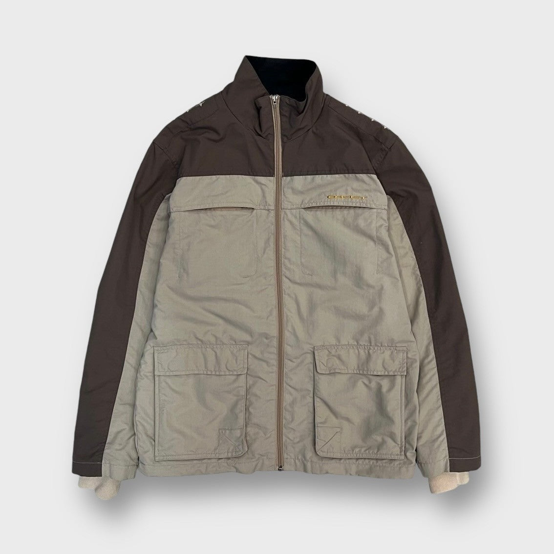 00’s “OAKLEY” zip up nylon jacket