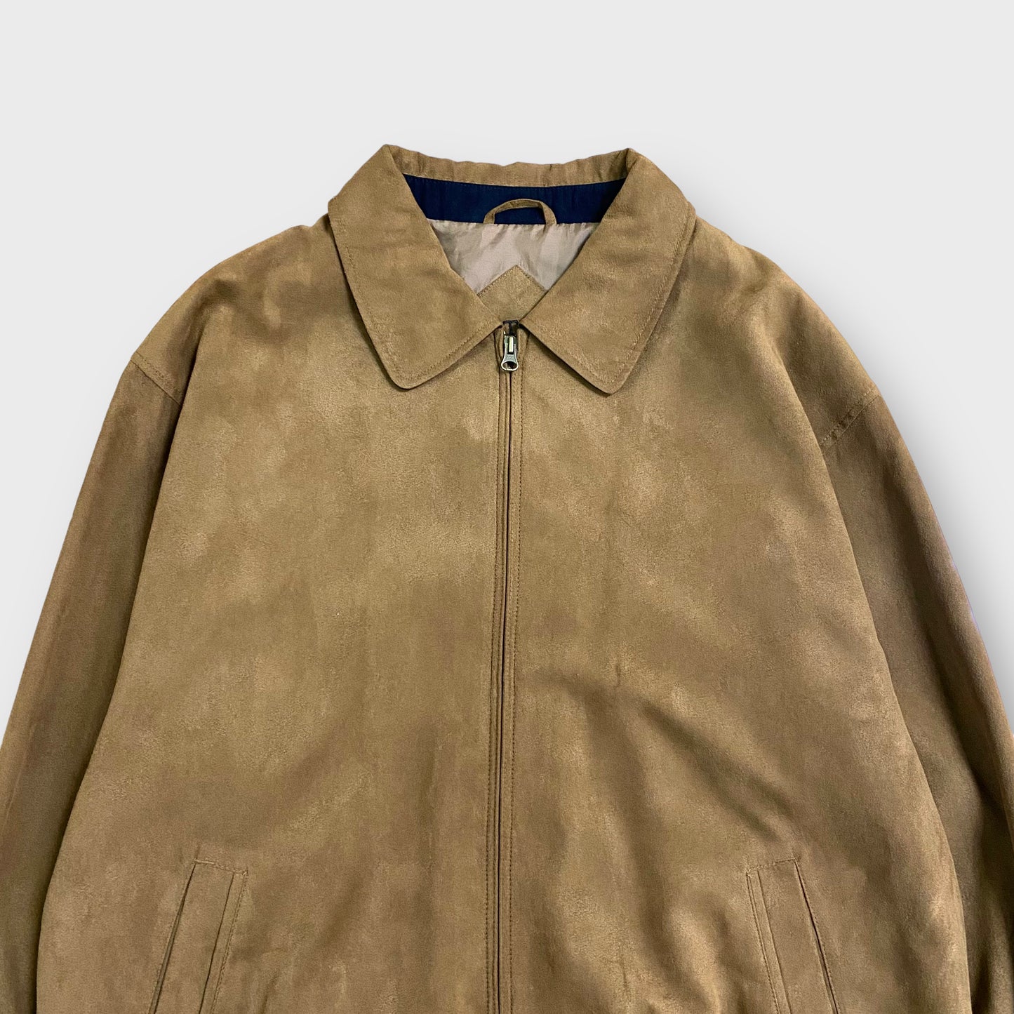 “CUTTER&BUCK” fake suede blouson