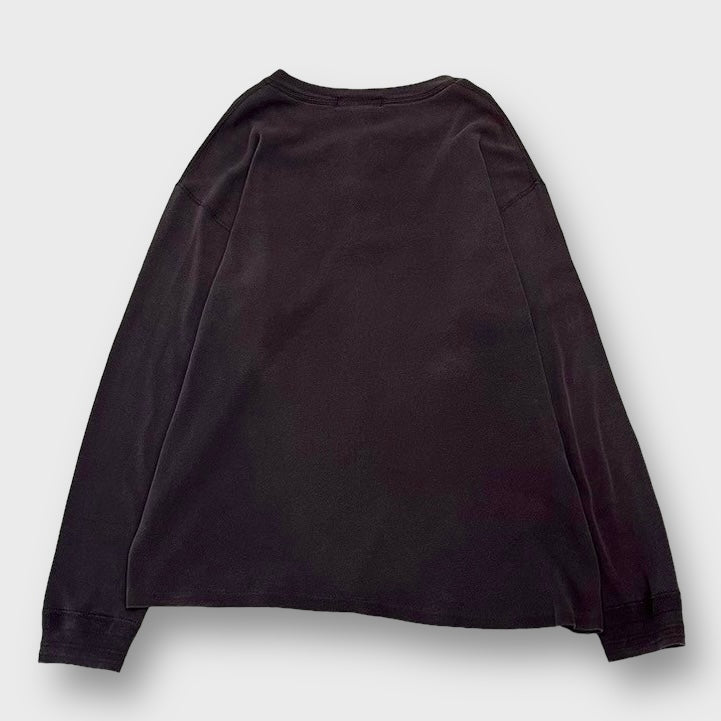 90’s “Polo Ralph Lauren” henry-neck thermal shirt