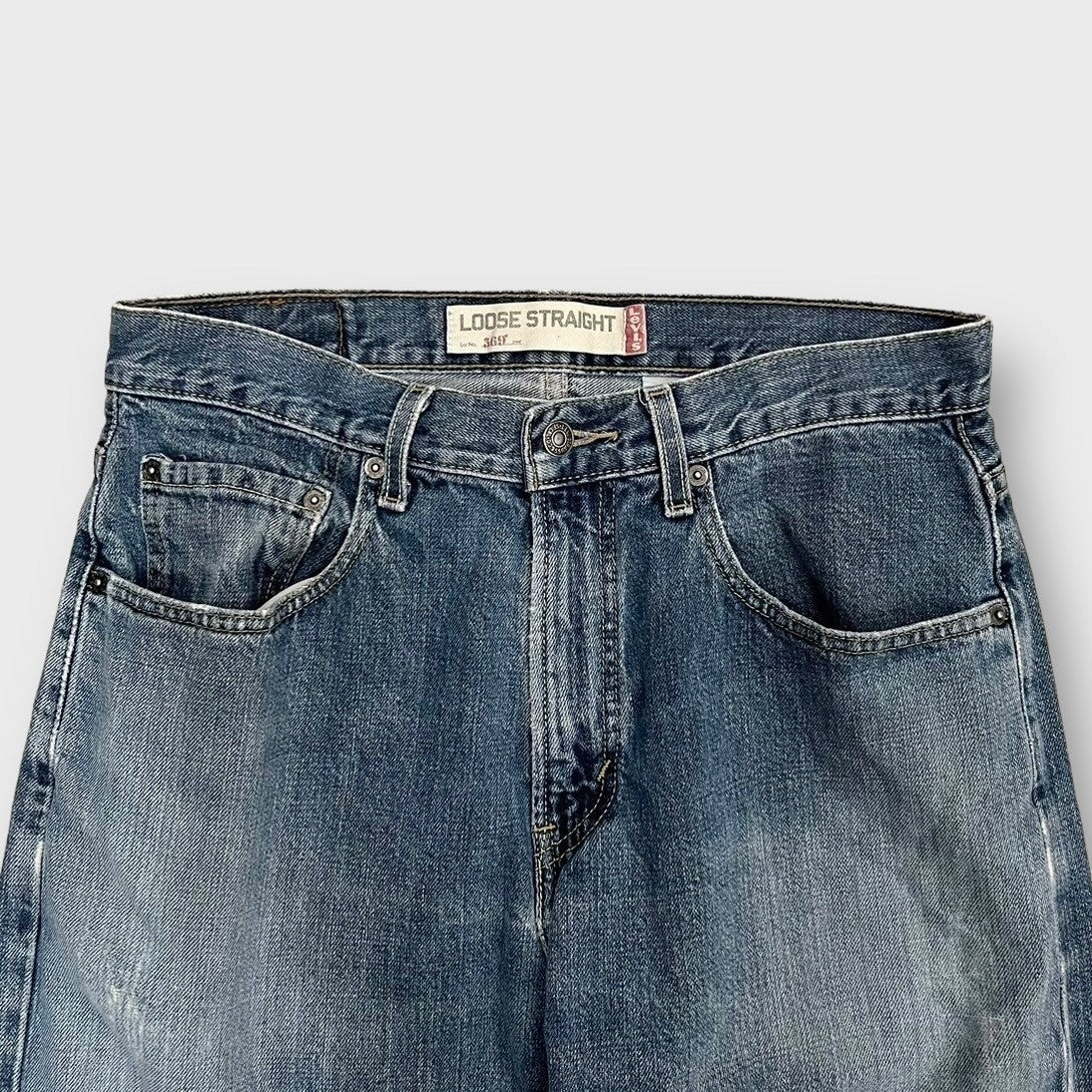 00’s “LEVI’S”
“569” loose straight damage denim