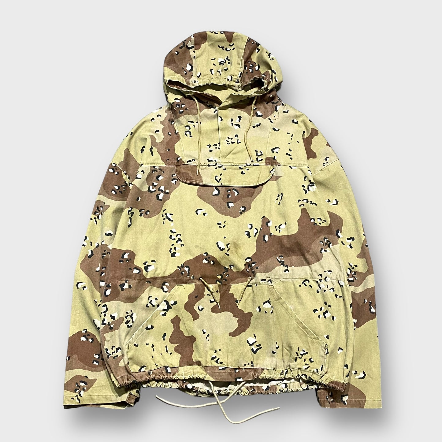 90’s “Sportswear” chocolate chip camouflage anorak parka