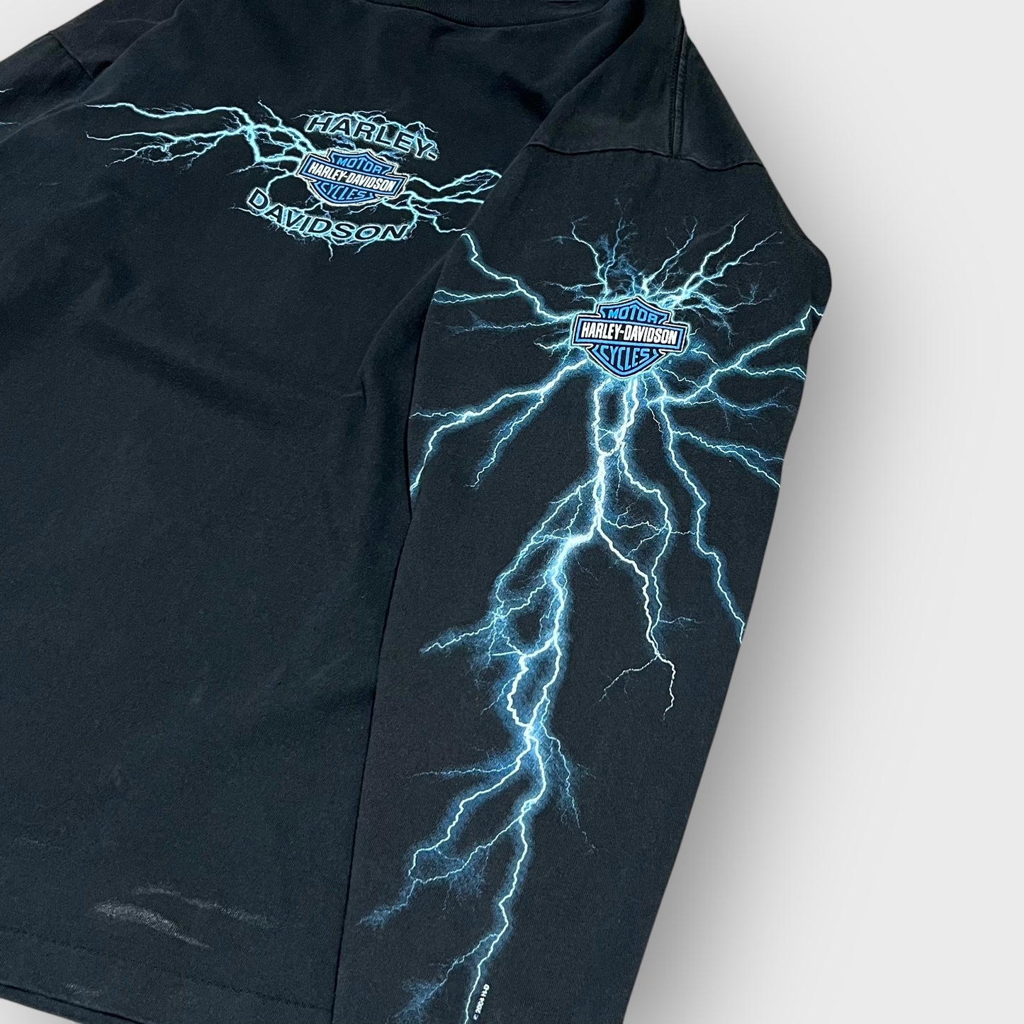 00's "HARLEY-DAVIDSON"
"Thunder" I/s t-shirt