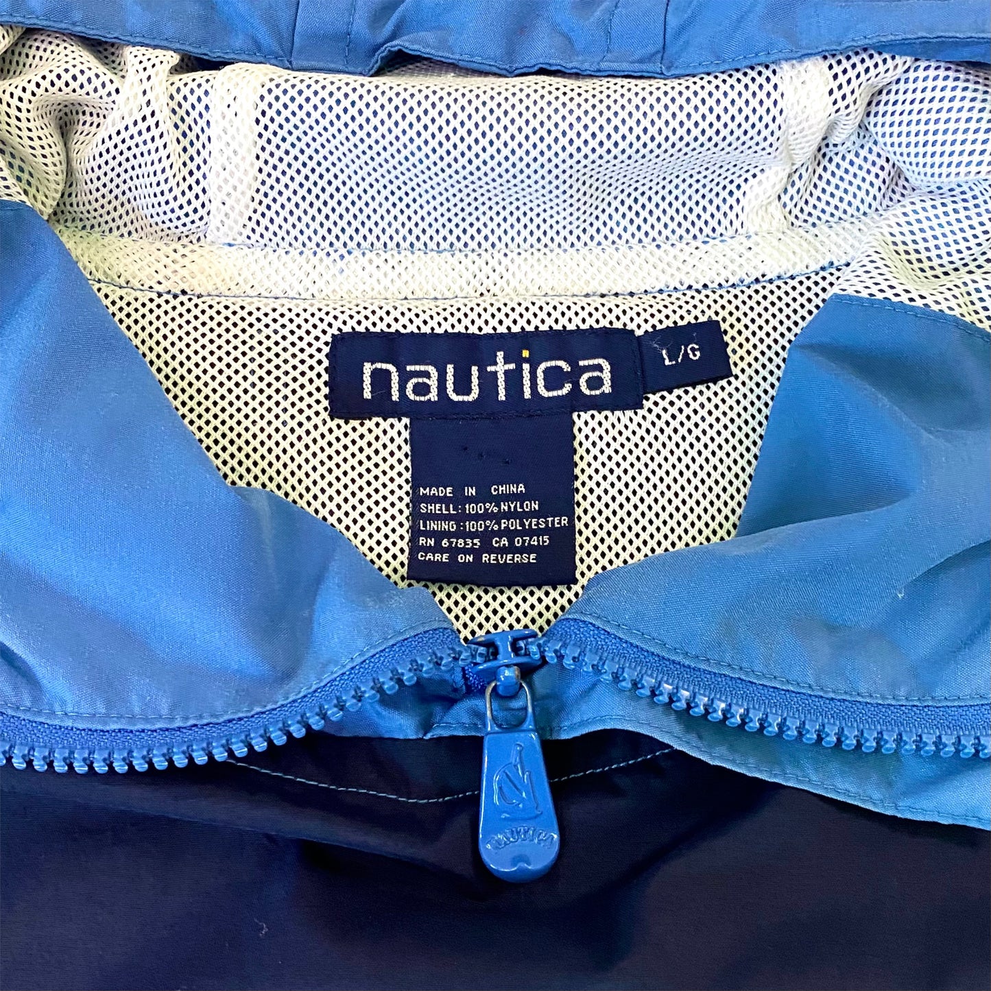 “NAUTICA”bi-color anorak parka