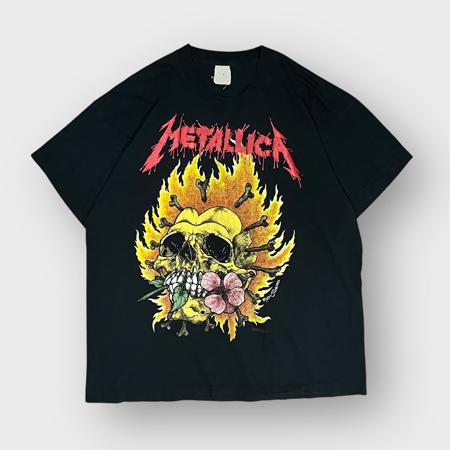 1994 METALLICA
“pushead” flaming skull t-shirt