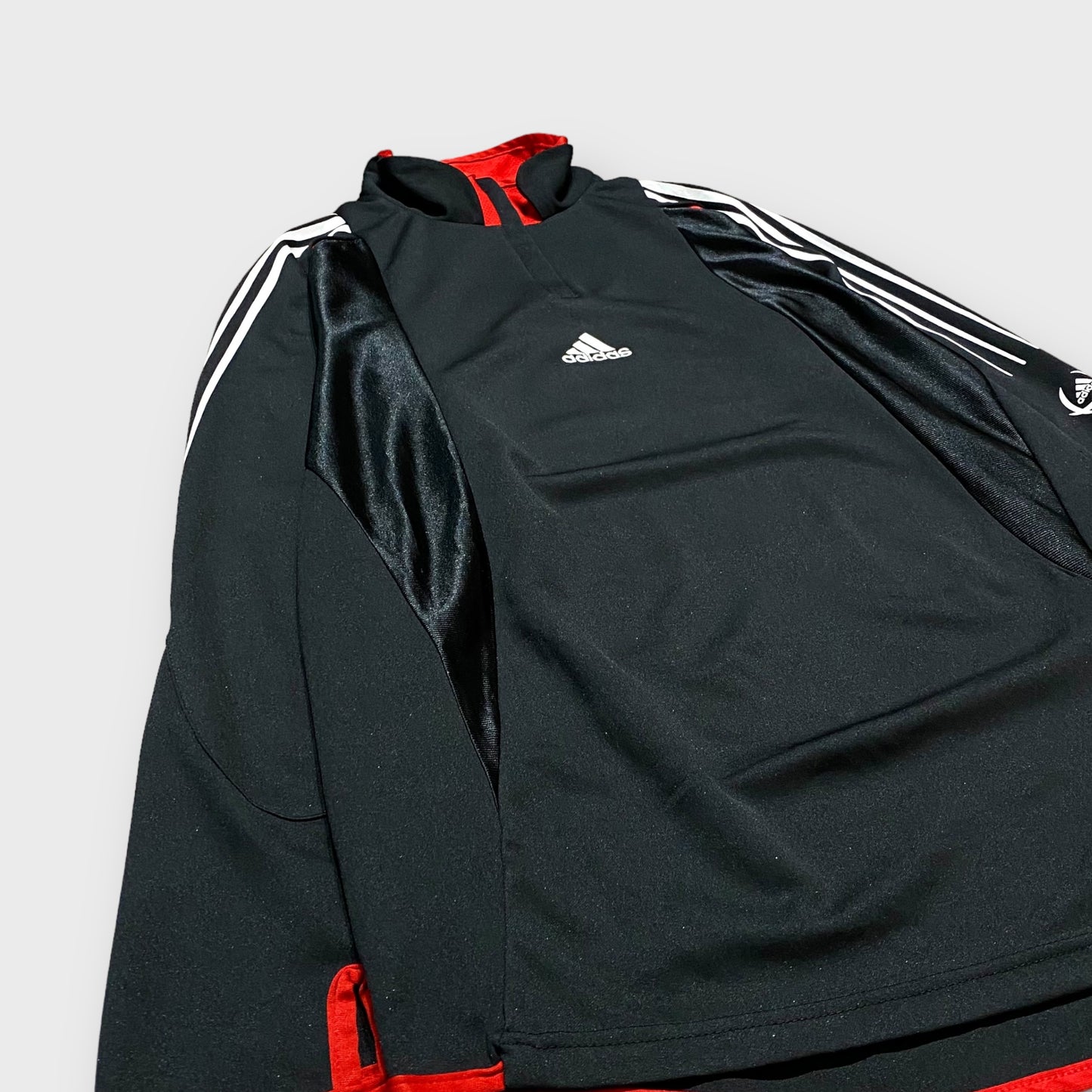 00’s “adidas” half zip pullover top