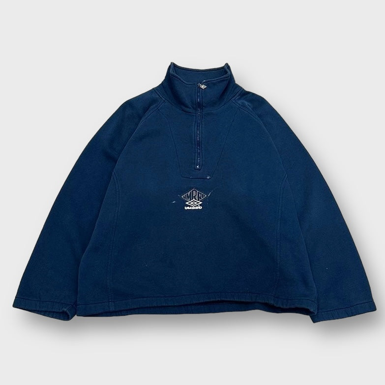 00’s “UMBRO” half zip sweat shirt