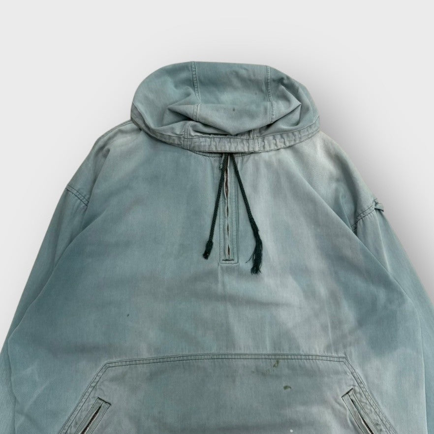 90's "SANTA CRUZ"
Half zip cotton hoodie