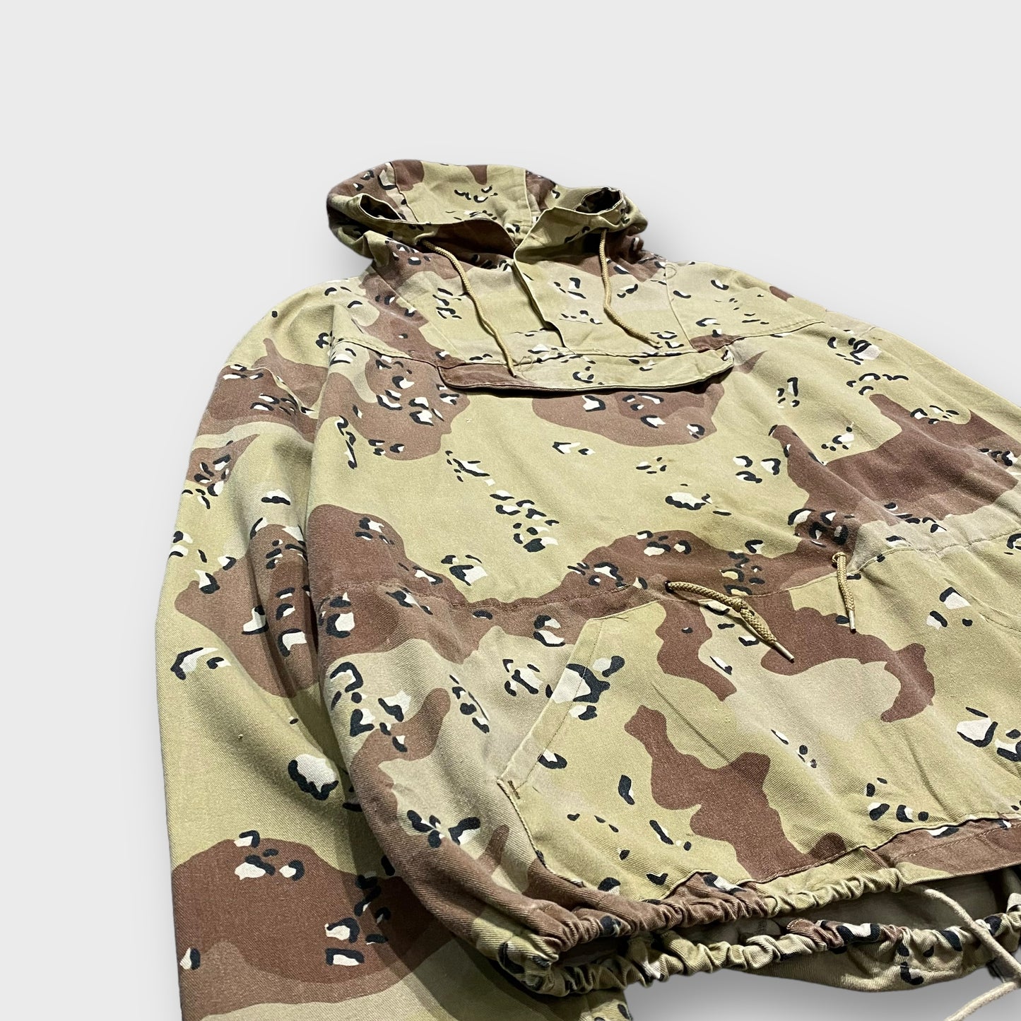 90’s “Sportswear” chocolate chip camouflage anorak parka