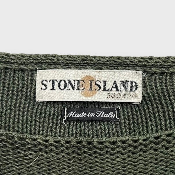 00’s “STONE ISLAND” crew neck knit