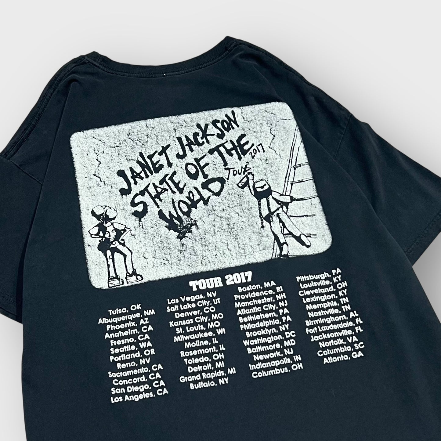 00’s “JANET JACKSON”
“STATE OF THE WORLD TOUR” t-shirt