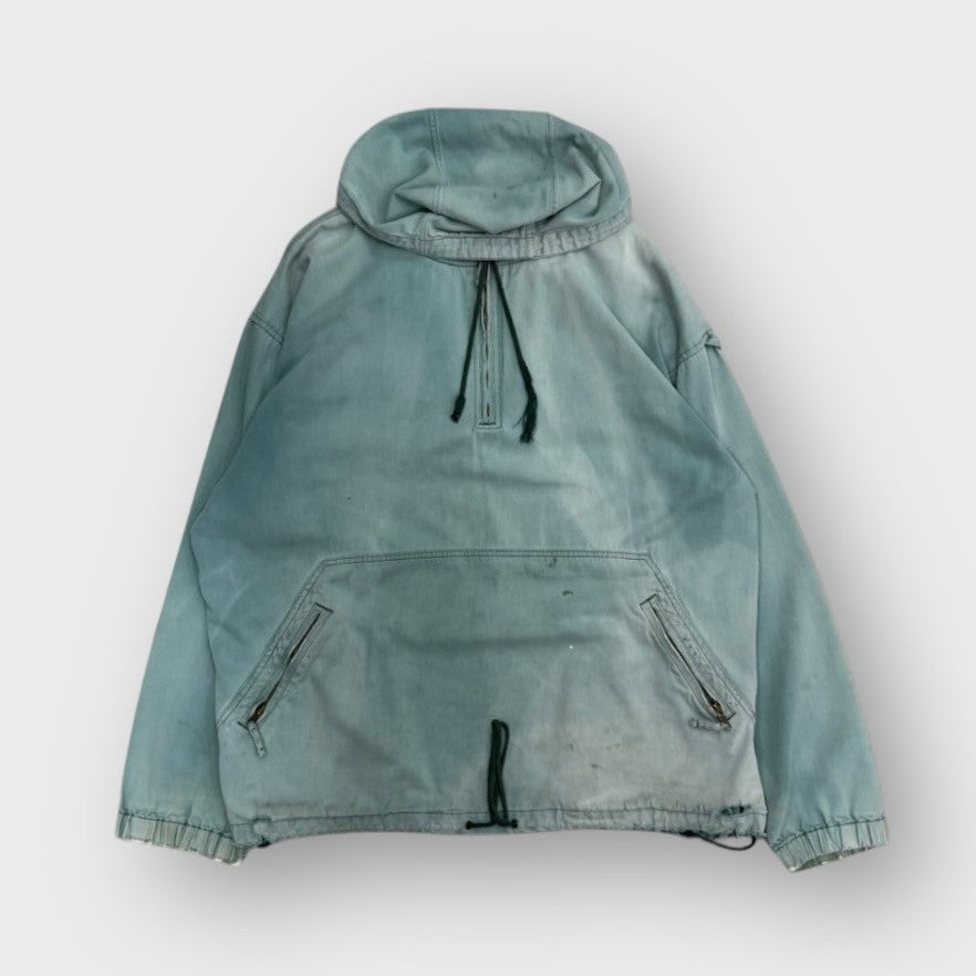 90's "SANTA CRUZ"
Half zip cotton hoodie
