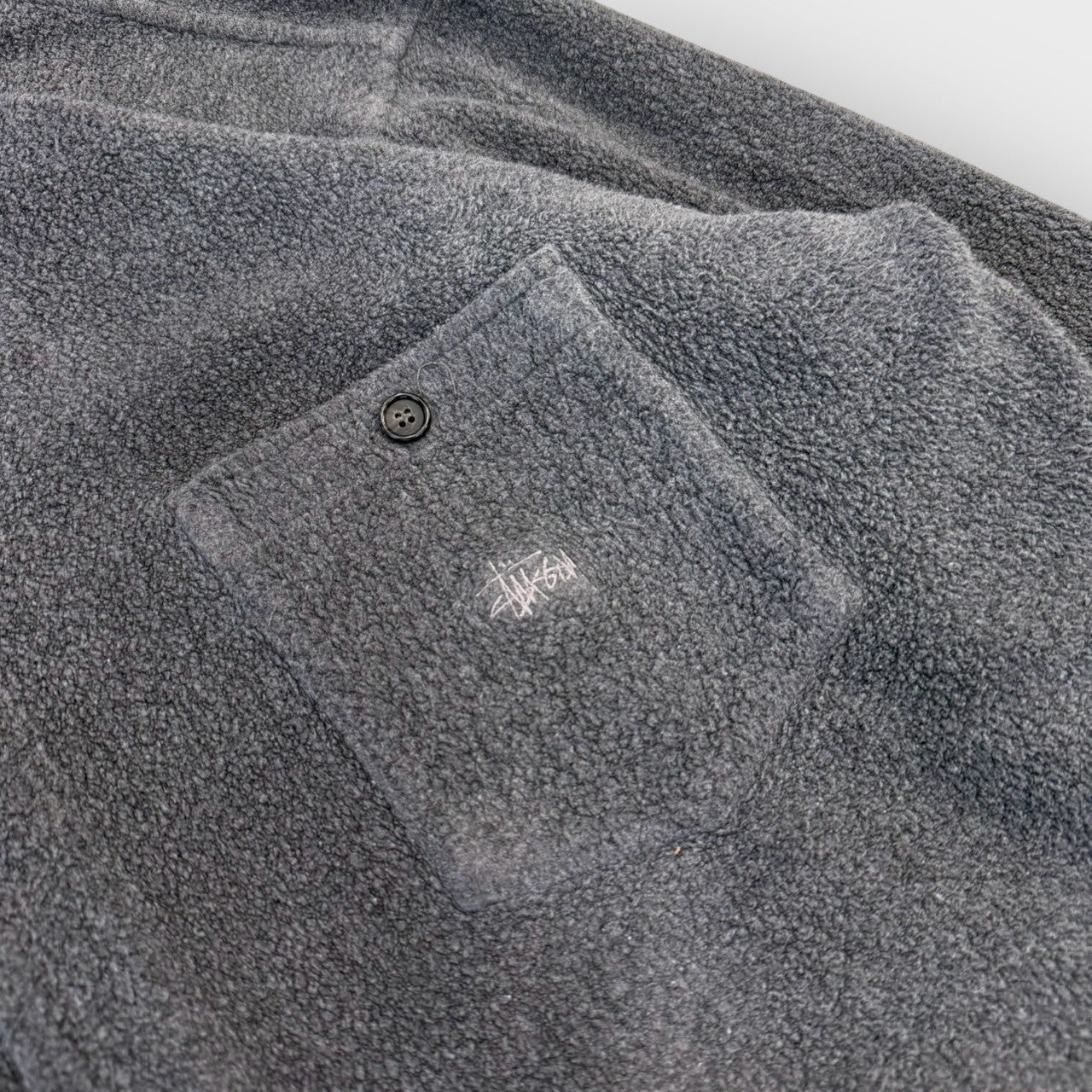 90's "STUSSY"
Fleece shirt jacket