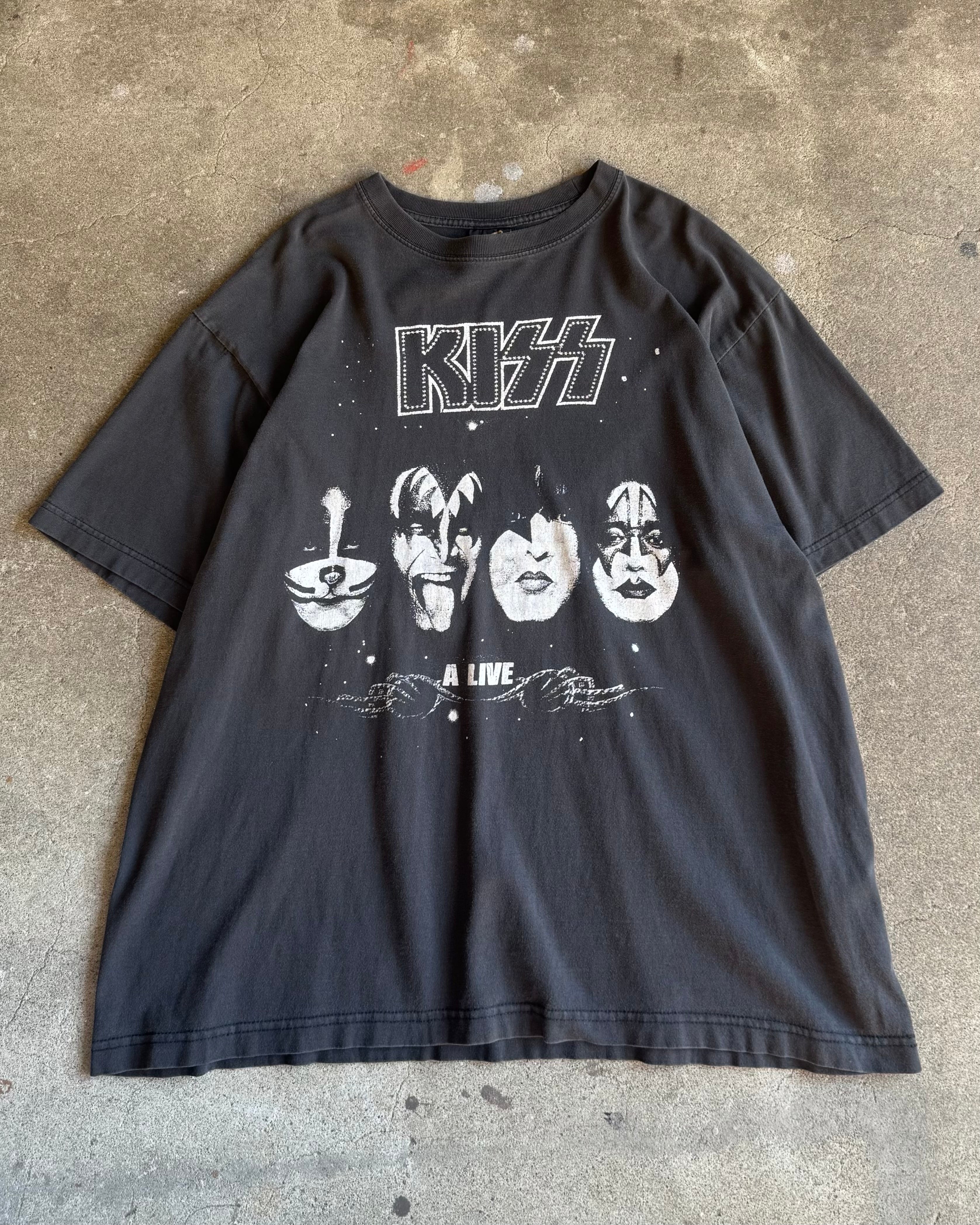00’s “KISS” band t-shirt X-LARGE