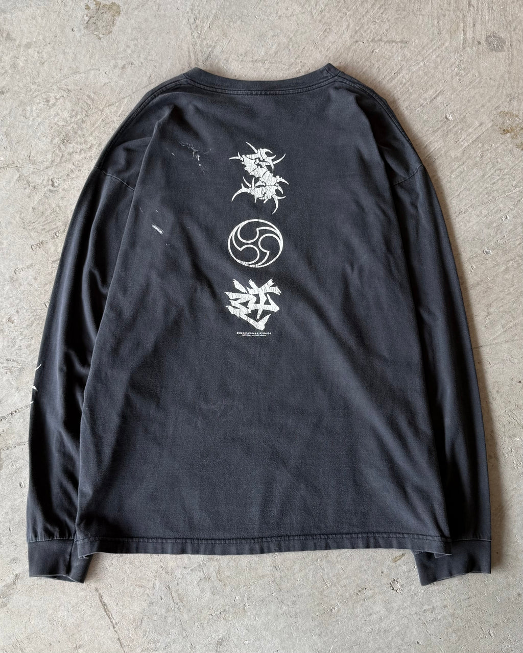 90’s “SEPULTURA”
band I/s t-shirt large