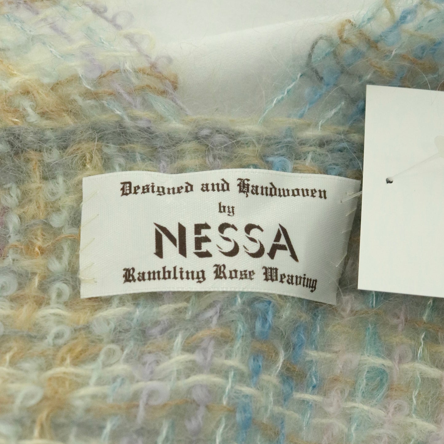 00's "NESSA" mohair touch knit cardigan
