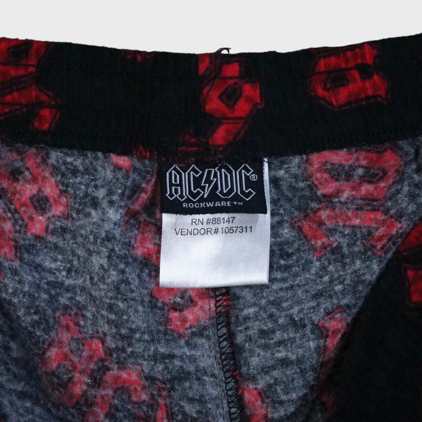 "AC/DC" Pattern pajama patnts