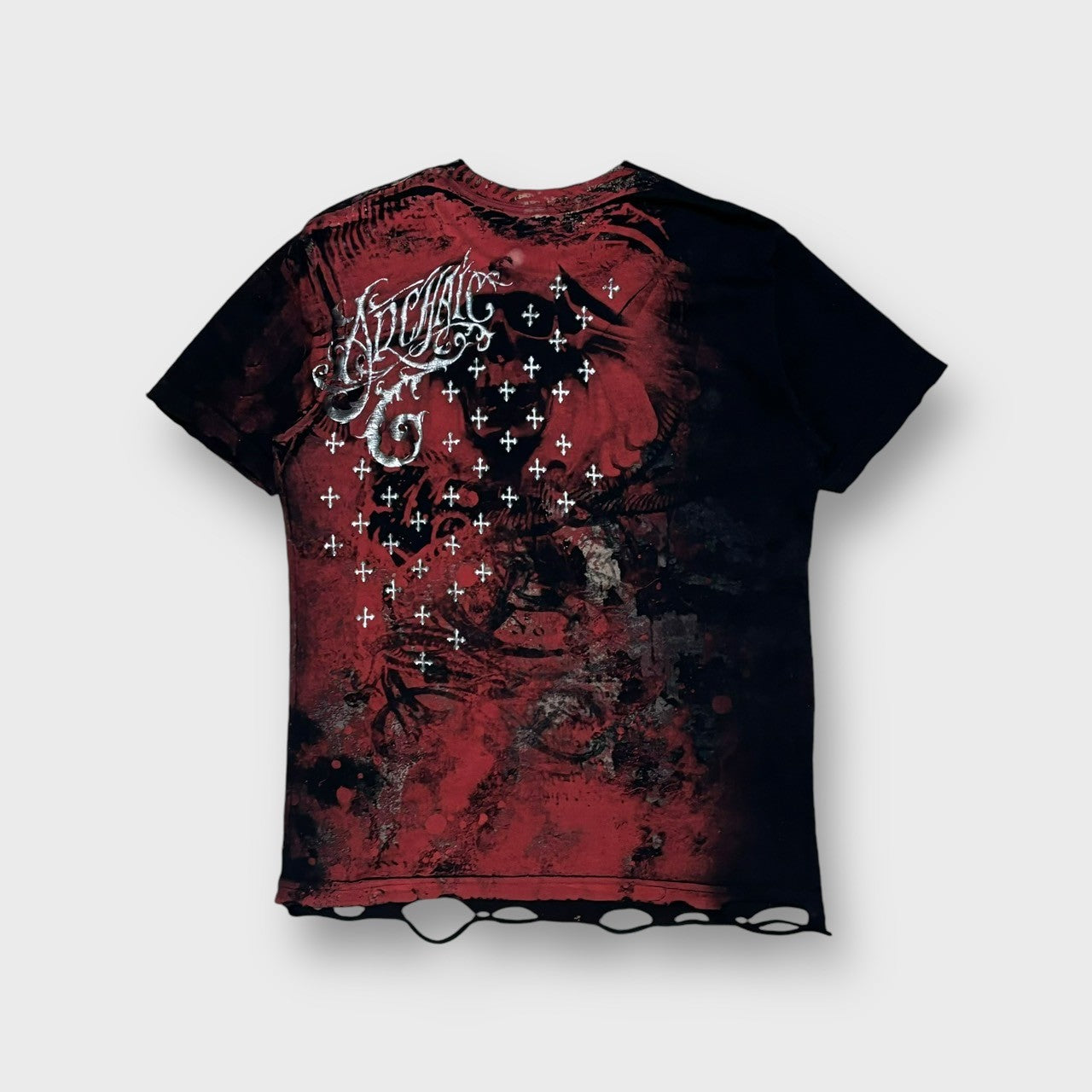 "Affliction" cross design t-shirt