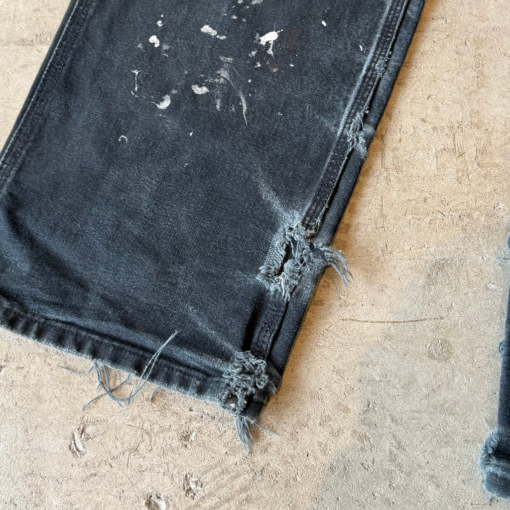 00’s “Carhartt”faded double knee work wear pants 33×36