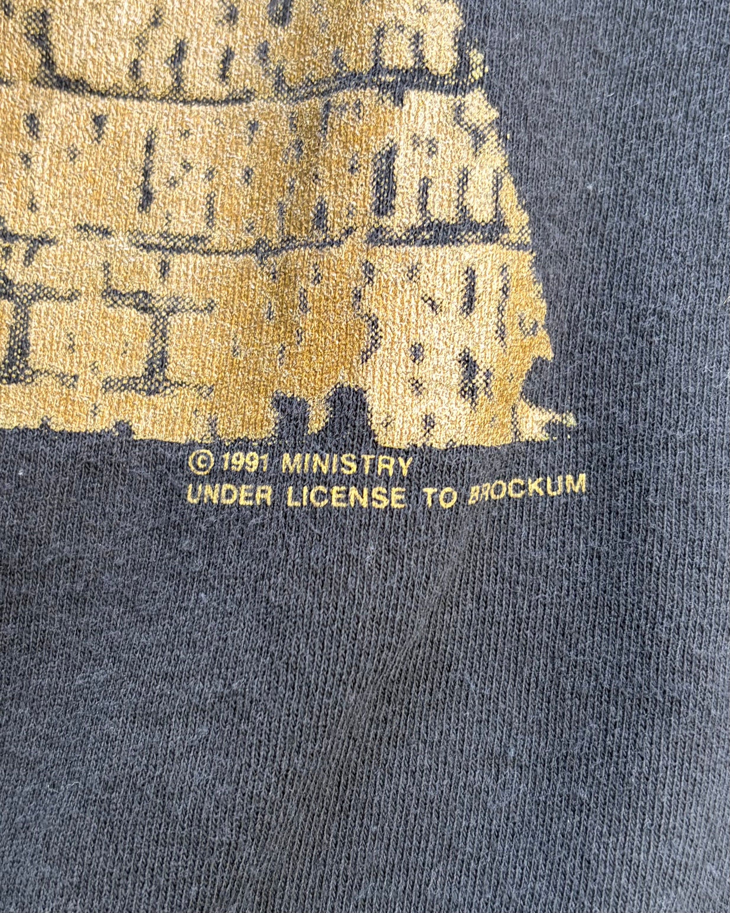 90’s “MINISTRY” band t-shirt X-large