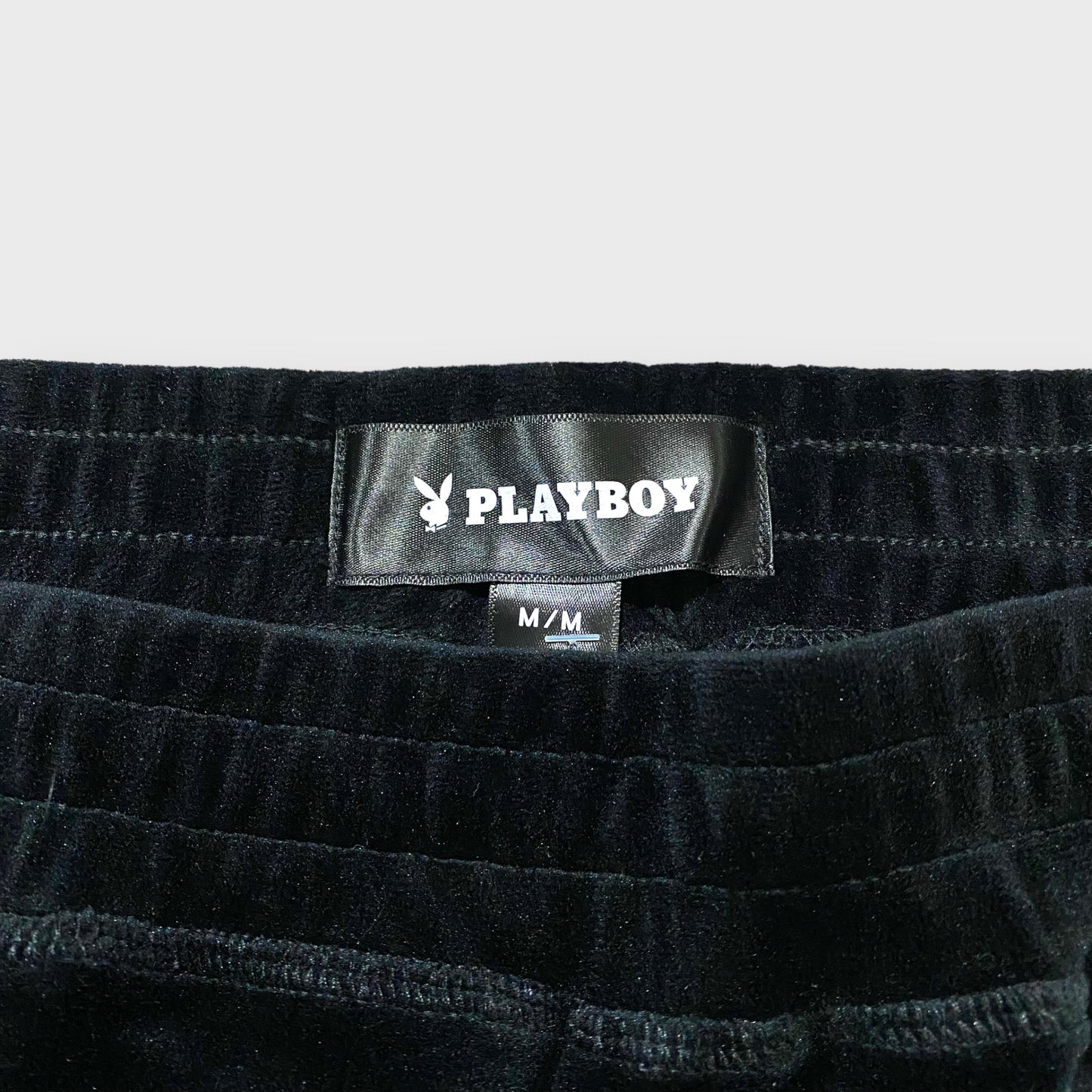 "PLAYBOY" Semi flare velour pants
