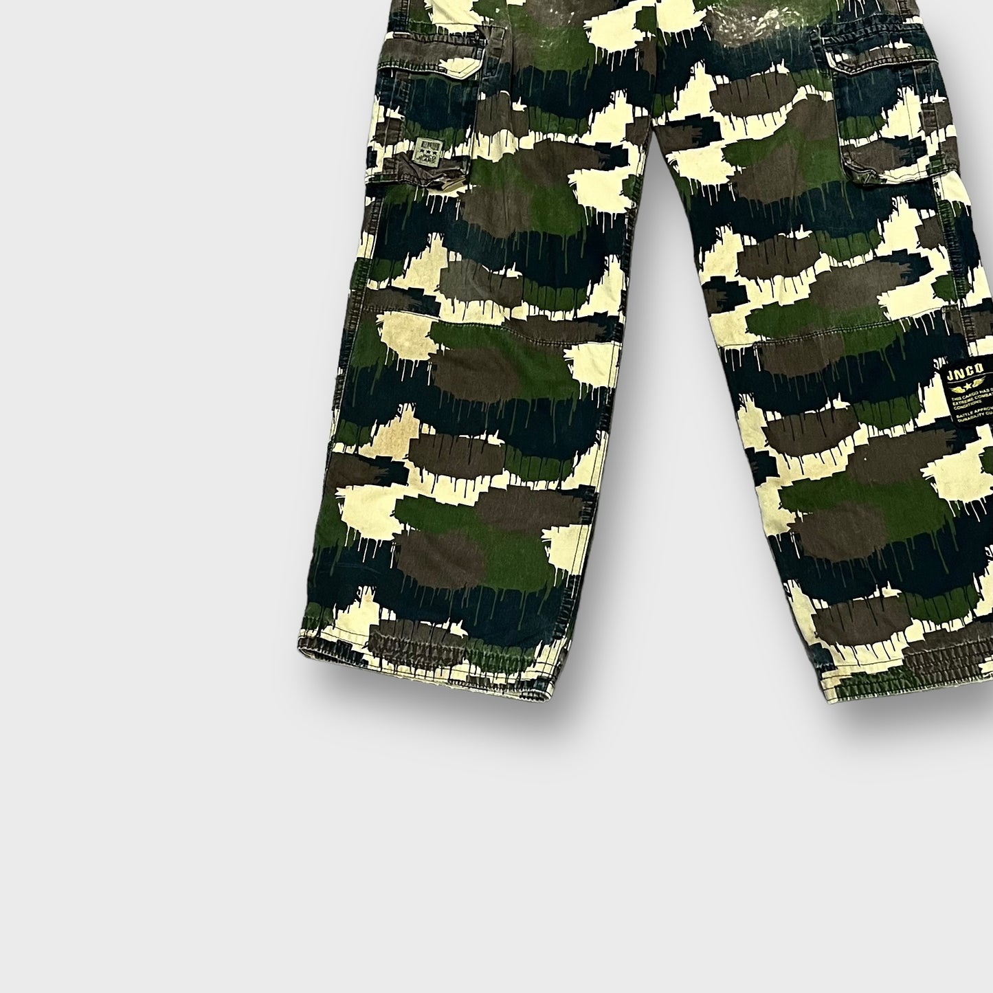 90’s “JNCO”camouflage pattern cargo pants