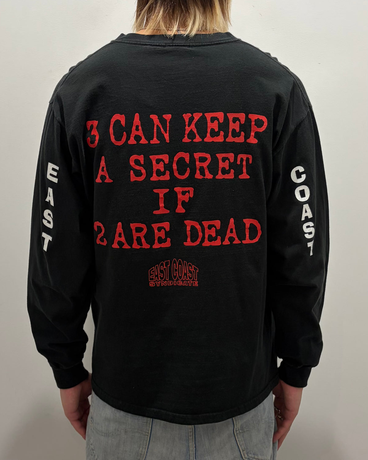 00’s 415 CLOTHING
“EAST COAST SYNDICATE” l/s t-shirt LARGE