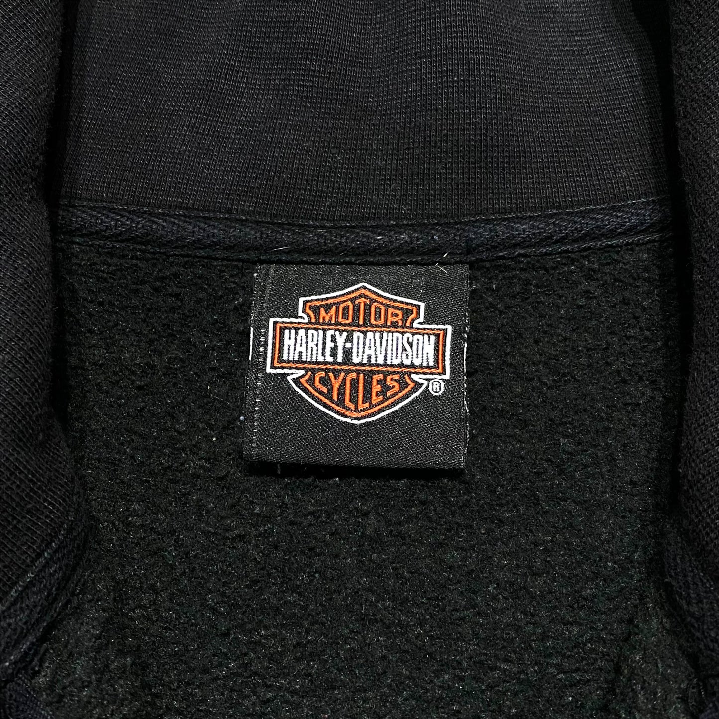 00's "Harley-Davidson" Half zip sweat