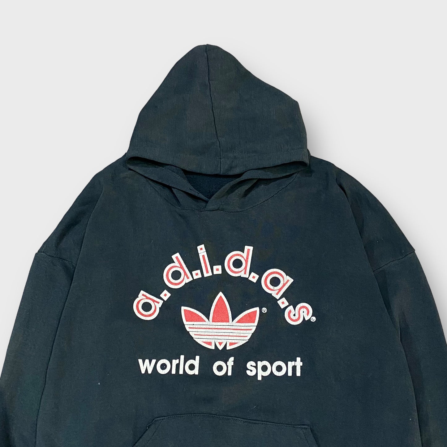 "adidas" Trefoil logo design hoodie
