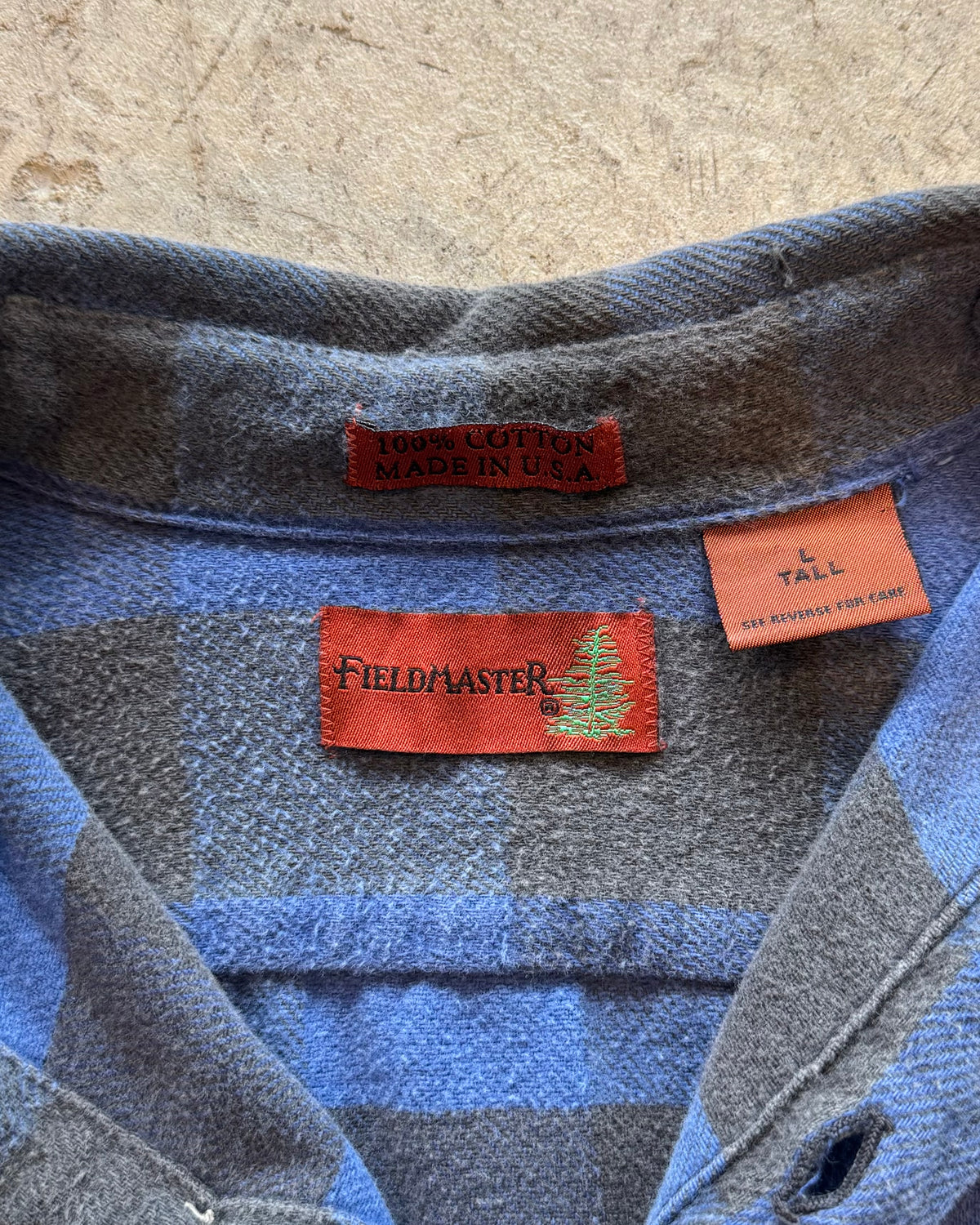 80’s “FIELD MASTER”
heavyweight flannel shirt LARGE