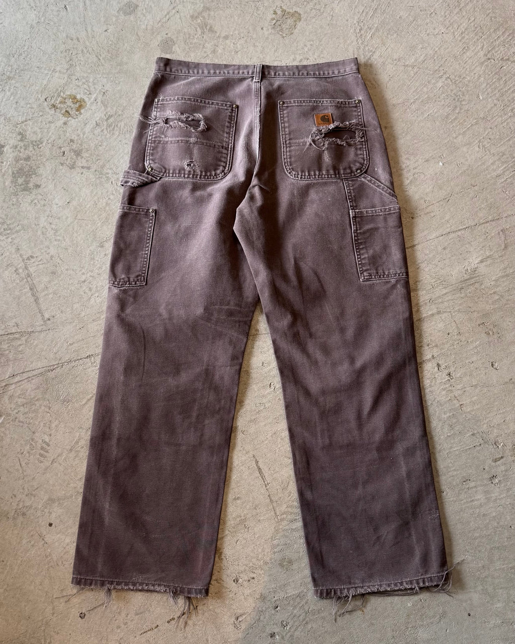 00's "Carhartt"faded double knee work wear pants 31×L30