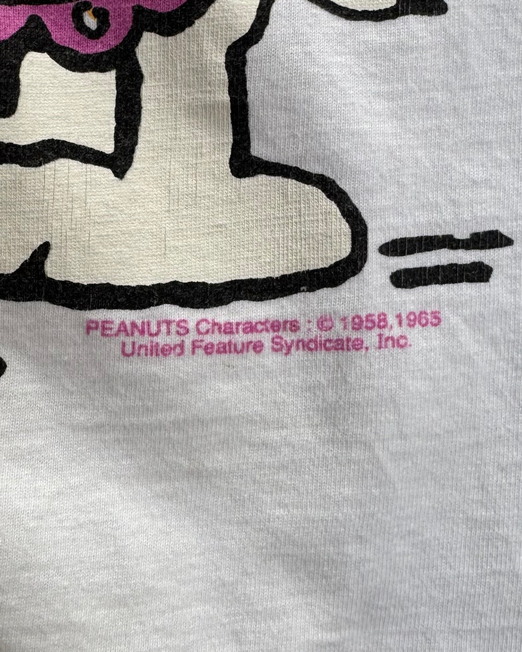90’s PEANUTS “snoopy” t-shirt LARGE