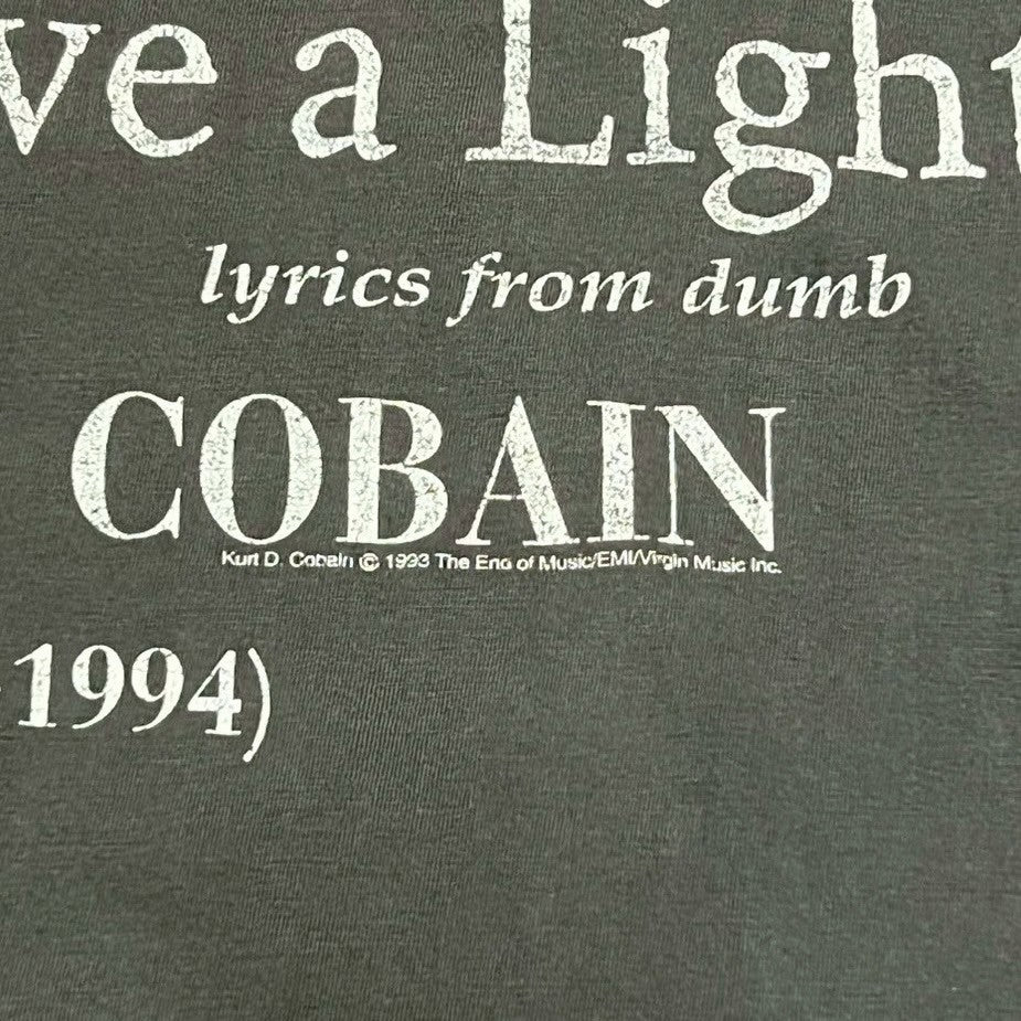 90’s “Kurt Cobain” memorial t-shirt
