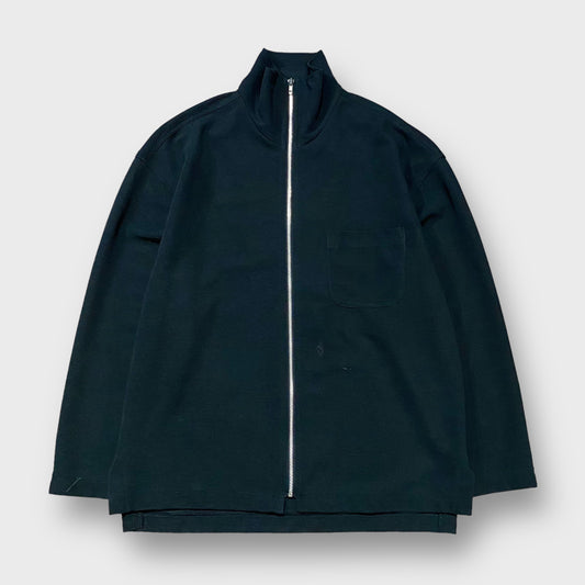 High-neck polyester jacket