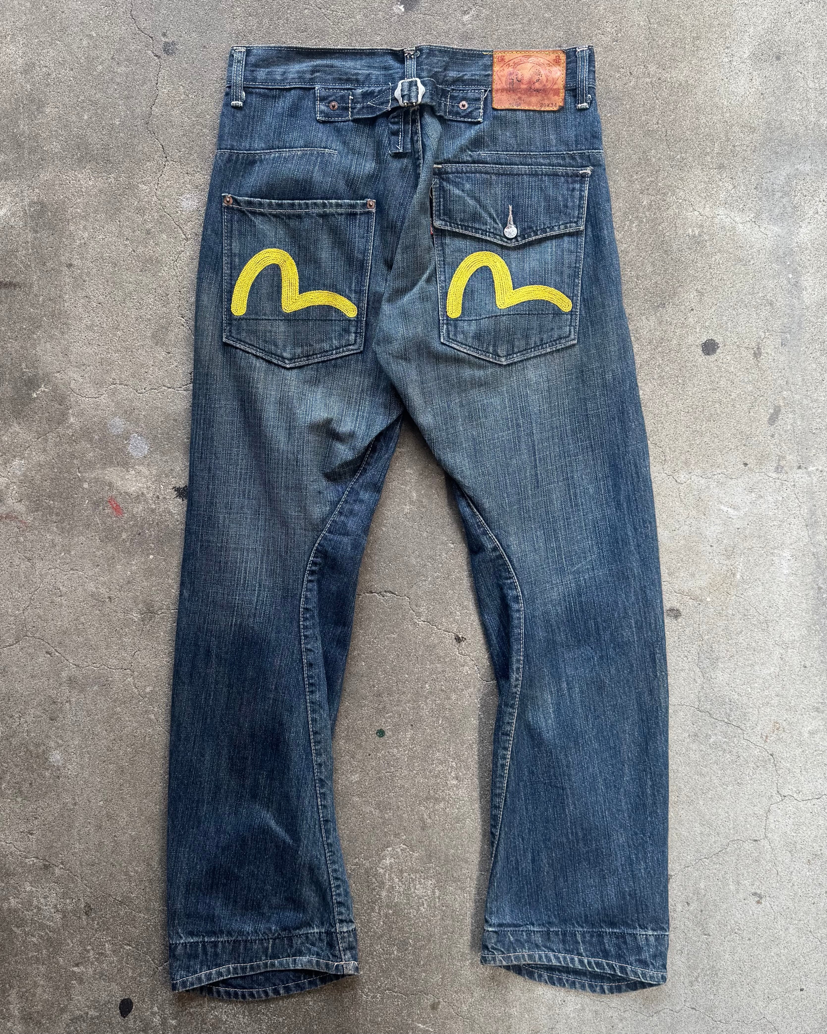 00’s “EVISU” denim 30×34