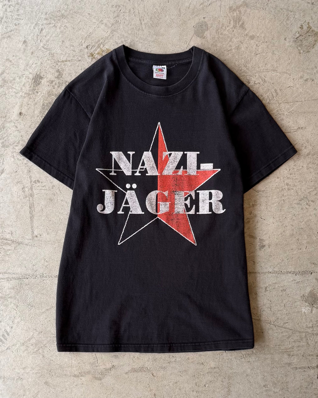 00’s “NAZI-JAGER” band t-shirt MEDIUM