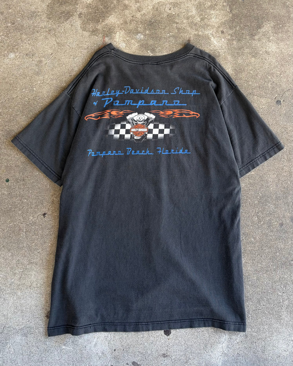 00’s “HARLEY DAVIDSON” t-shirt X-large