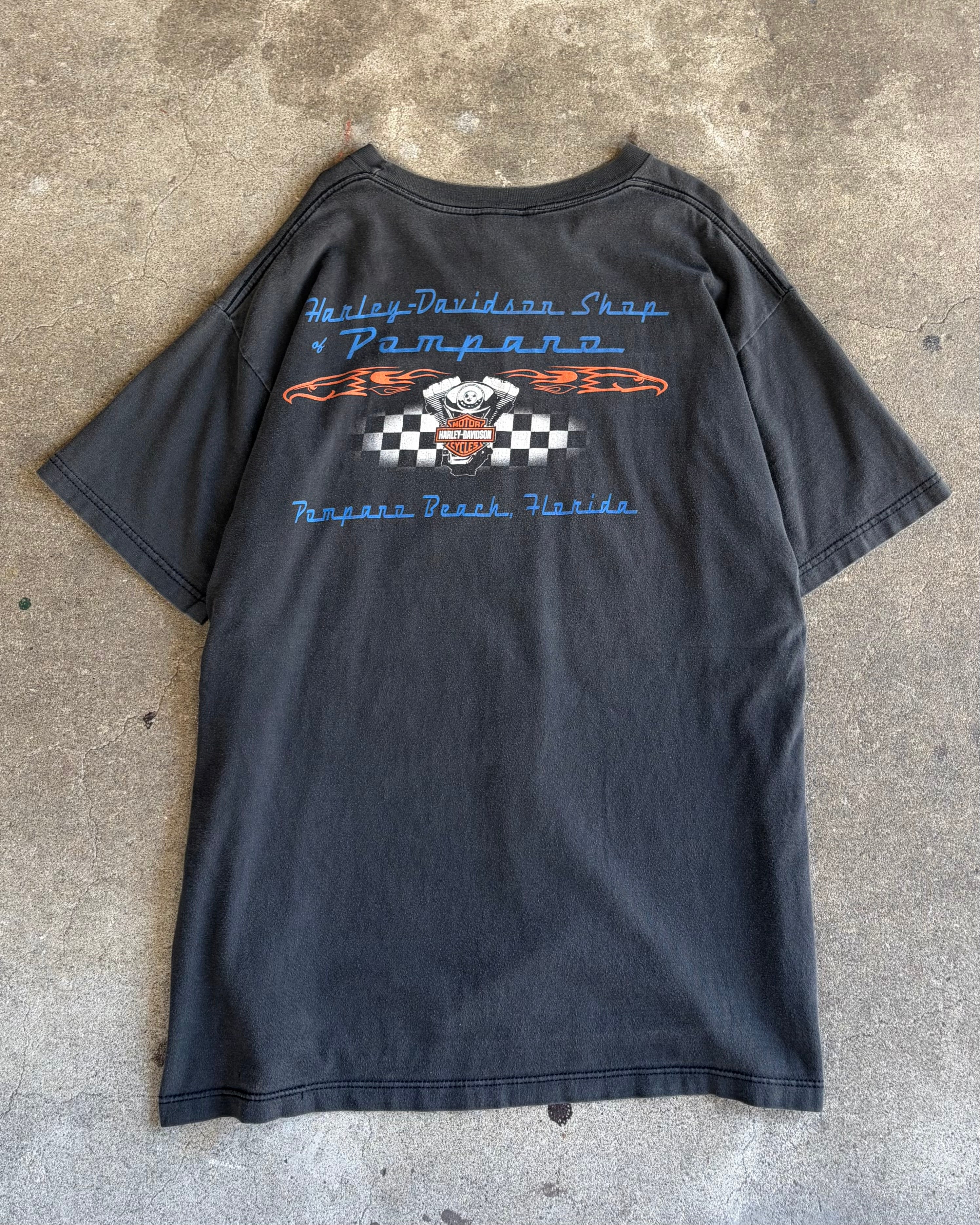 00’s “HARLEY DAVIDSON” t-shirt X-large