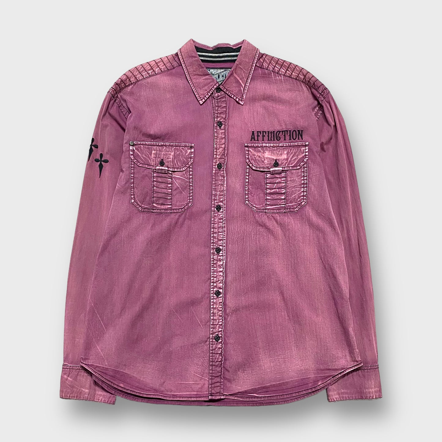 "AFFLICTION" Faded work shirt