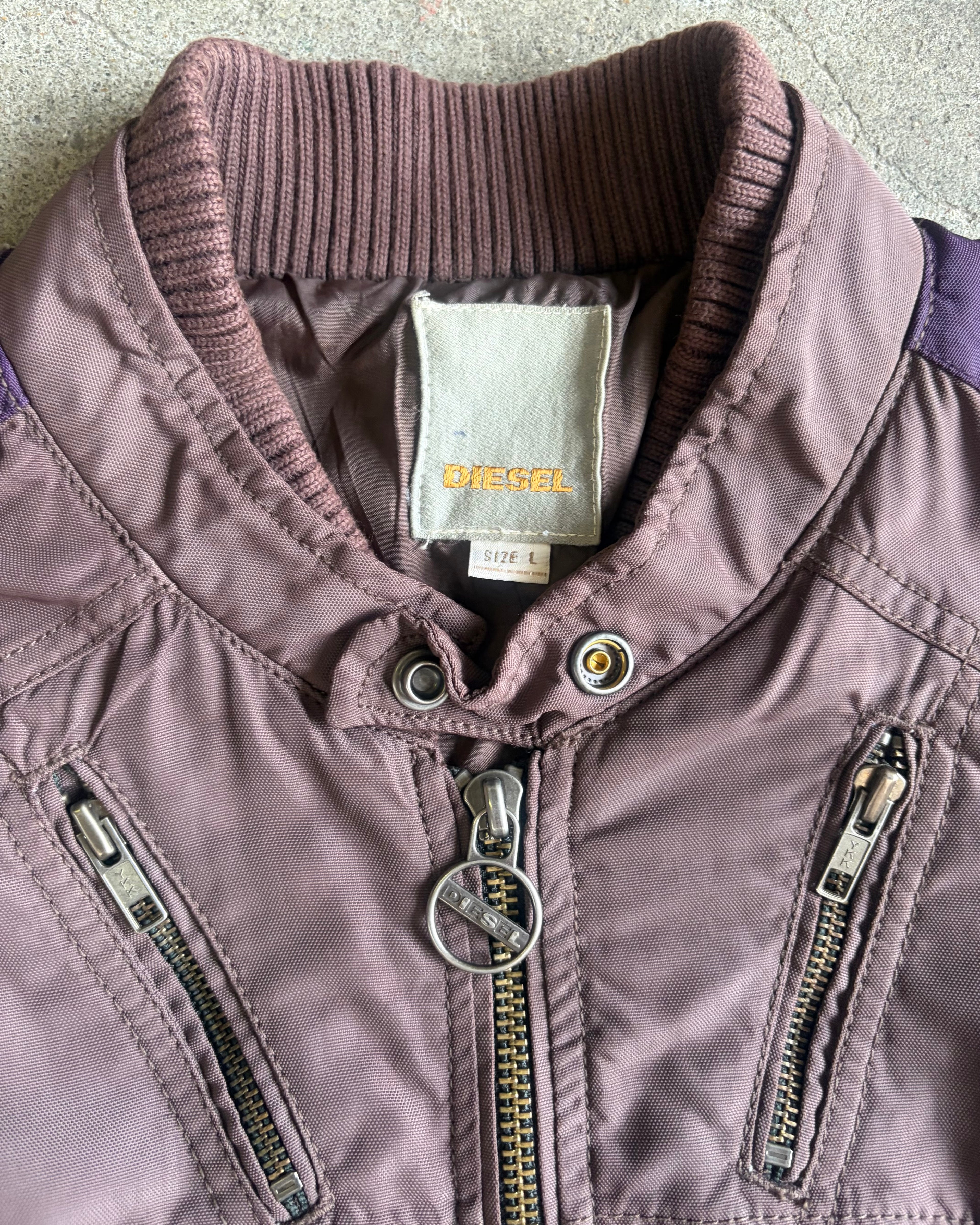 90-00’s “DIESEL” nylon jacket LARGE