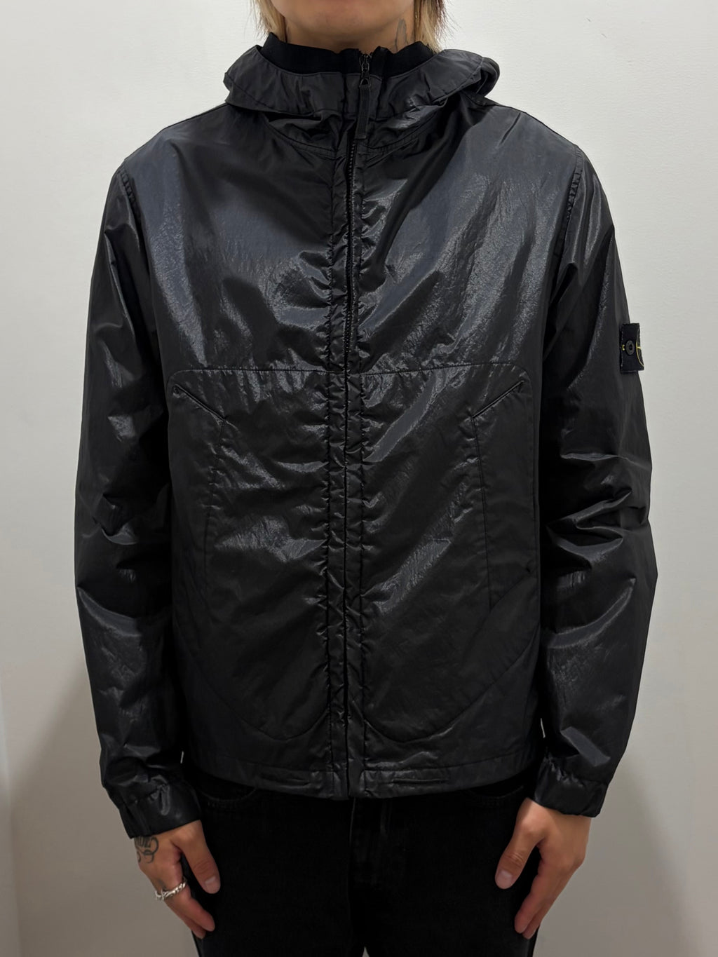 00’s “STONE ISLAND”
garment dyed hooded jacket