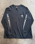 90’s “HARLEY DAVIDSON” scull design l/s t-shirt x-large