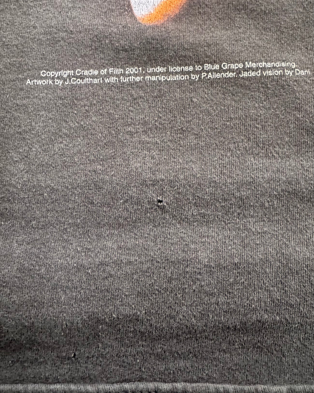 00’s “Cradle Of Filth” band t-shirt