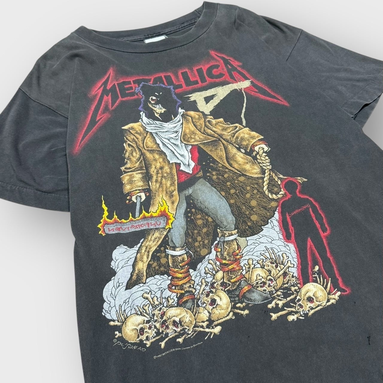 90’s “METALLICA”
“The Unforgiven” Pushead t-shirt